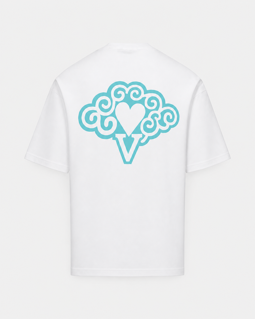 WHITE TEE V