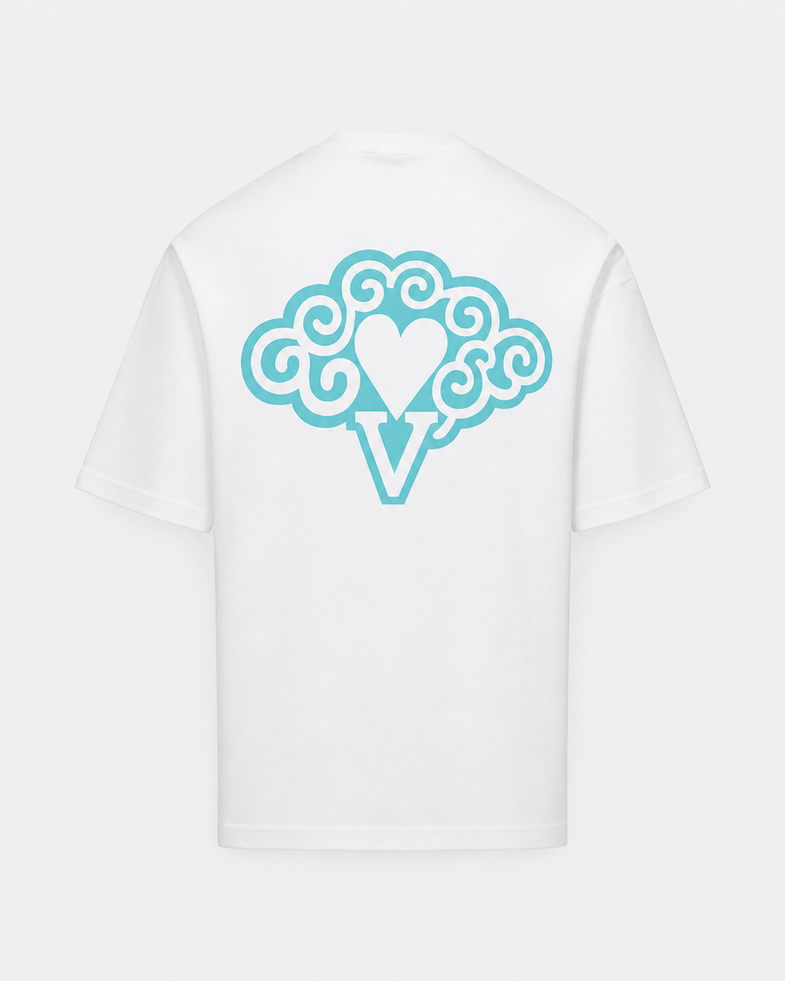 WHITE TEE V