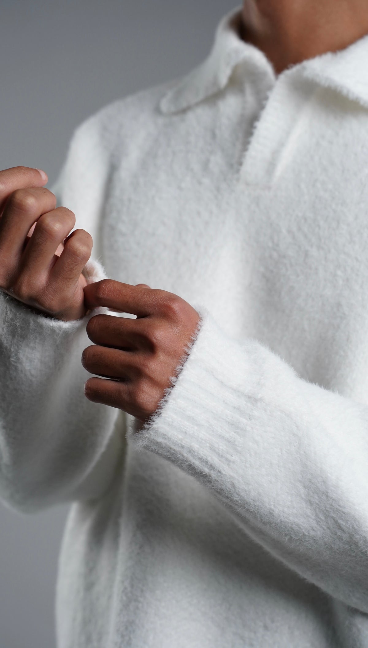 White sweater