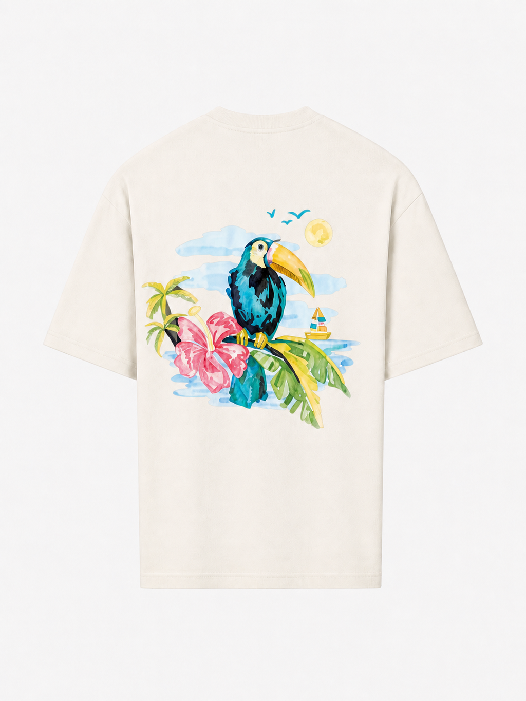 OFFWHITE TEE PARROT