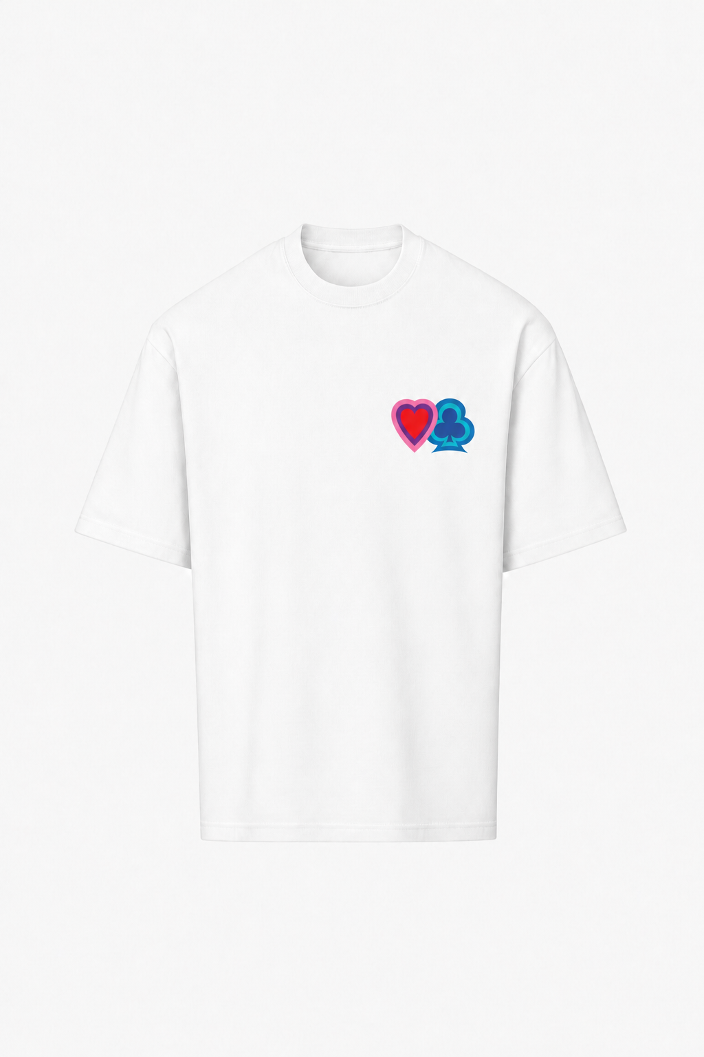 WHITE TEE CARD