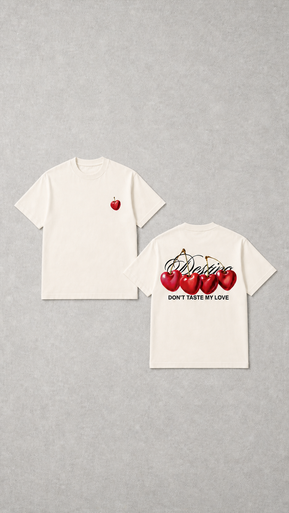 WHITE TEE CHERRY